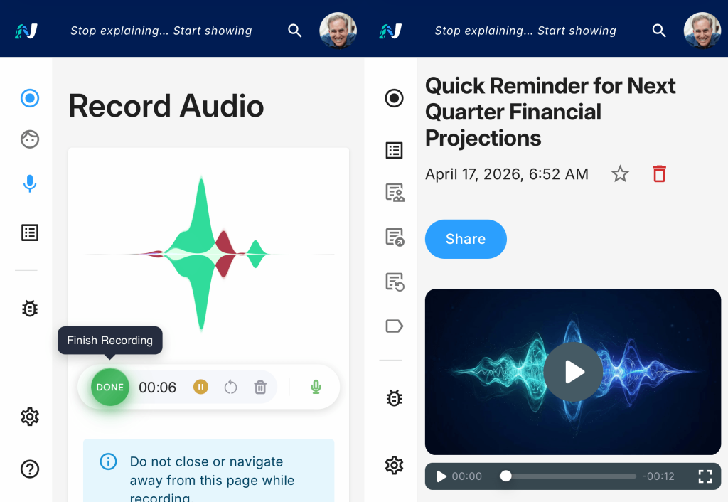 Audio Notes: Send Feedback From Your Phone Without a Meeting | NoteGo